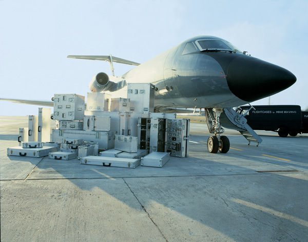 Flightcase lavet i Aluminium, 1988